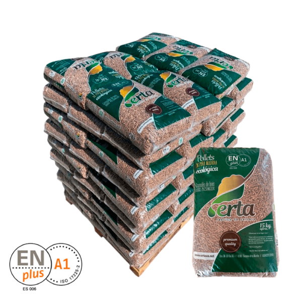 ERTA PELLET - Palet de 70 sacos de pellets