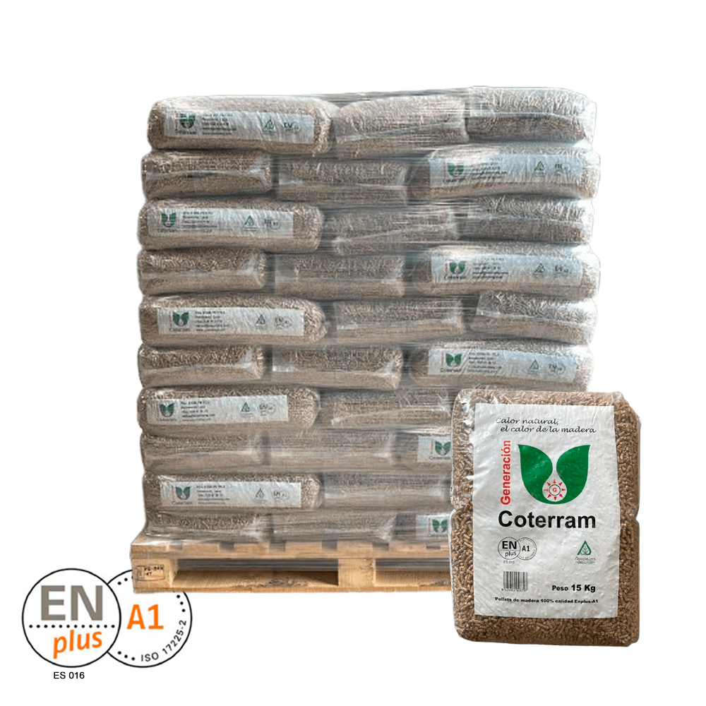 COTERAM - Palet de 70 sacos de pellets