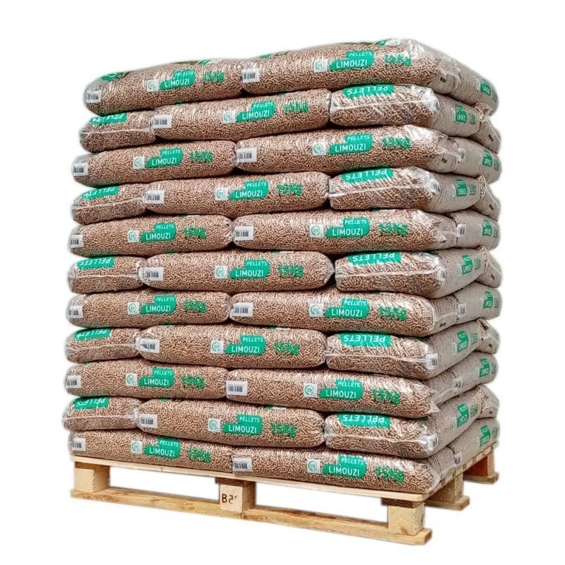 LIMOUZI PELLET - Palet de 66 sacos de pellets