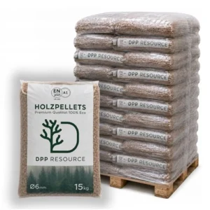 Pellet drzewny DPP RESOURCE - Paleta 65 worków po 15 kg