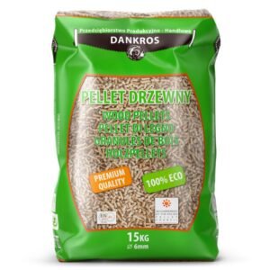 Pellet drzewny DANKROS - Paleta 65 worków po 15 kg