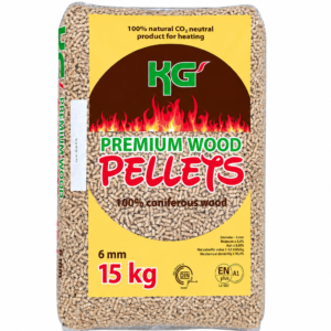 Pellet drzewny KG - Paleta 65 worków po 15 kg
