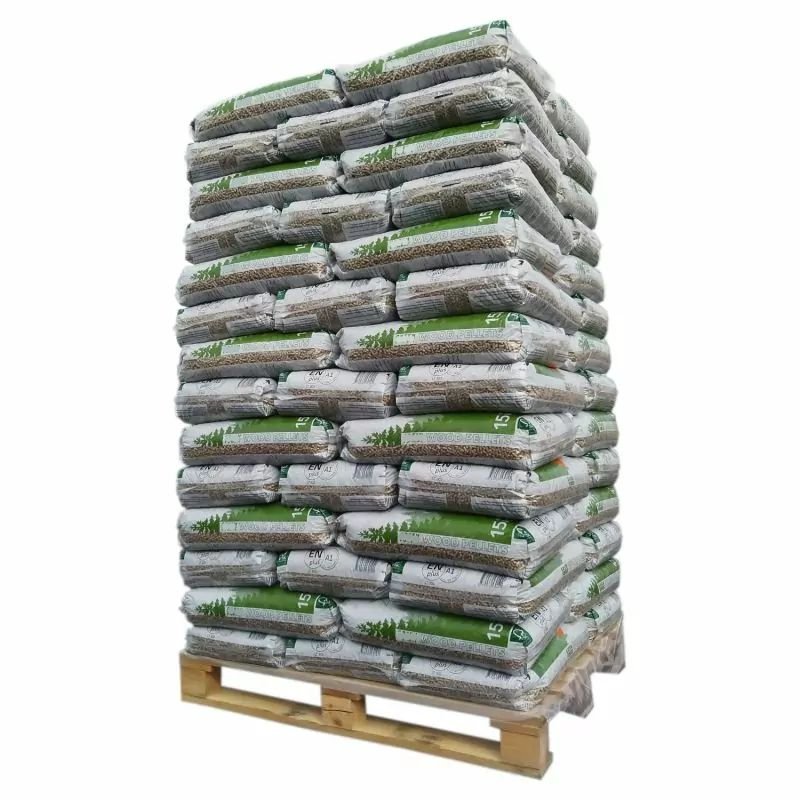 Pellet drzewny Rodos - Paleta 65 worków po 15 kg