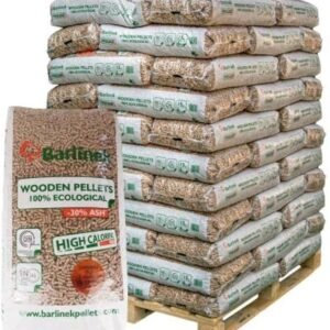 Pellet drzewny BARLINEK - Paleta 65 worków po 15 kg