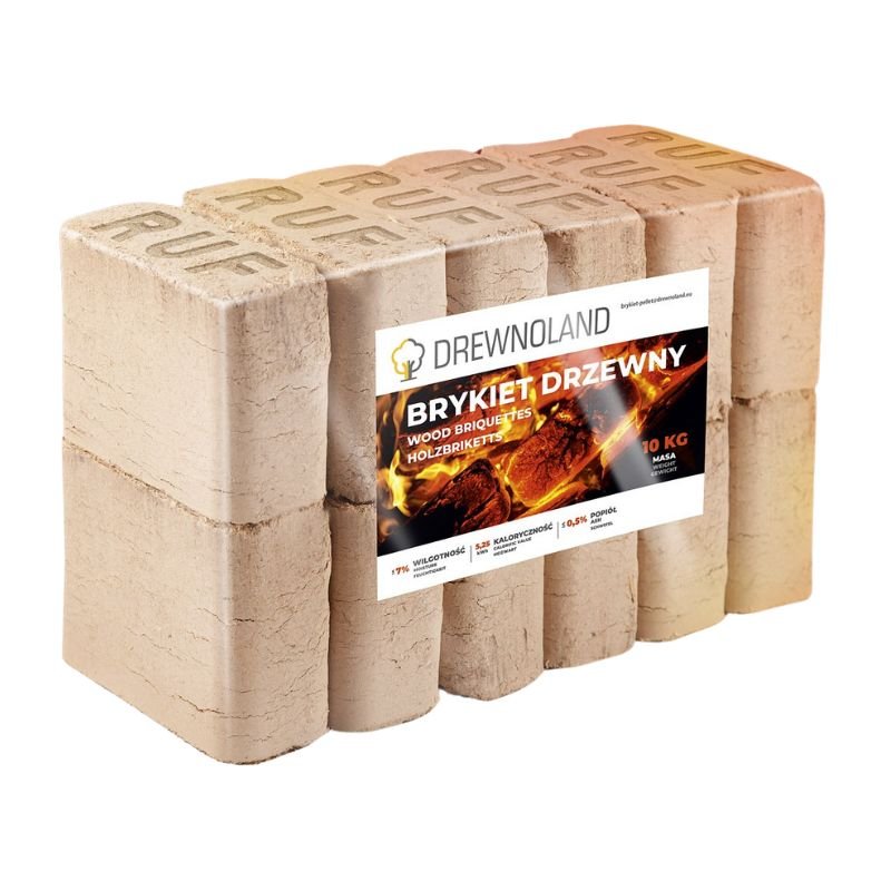 Brykiet Drzewny DĘBOWY Drewnoland - Paleta (96 zgrzewek)