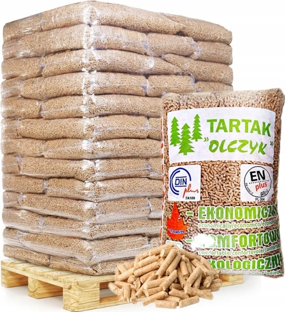 Pellet OLCZYK - Paleta 65 worków po 15 kg