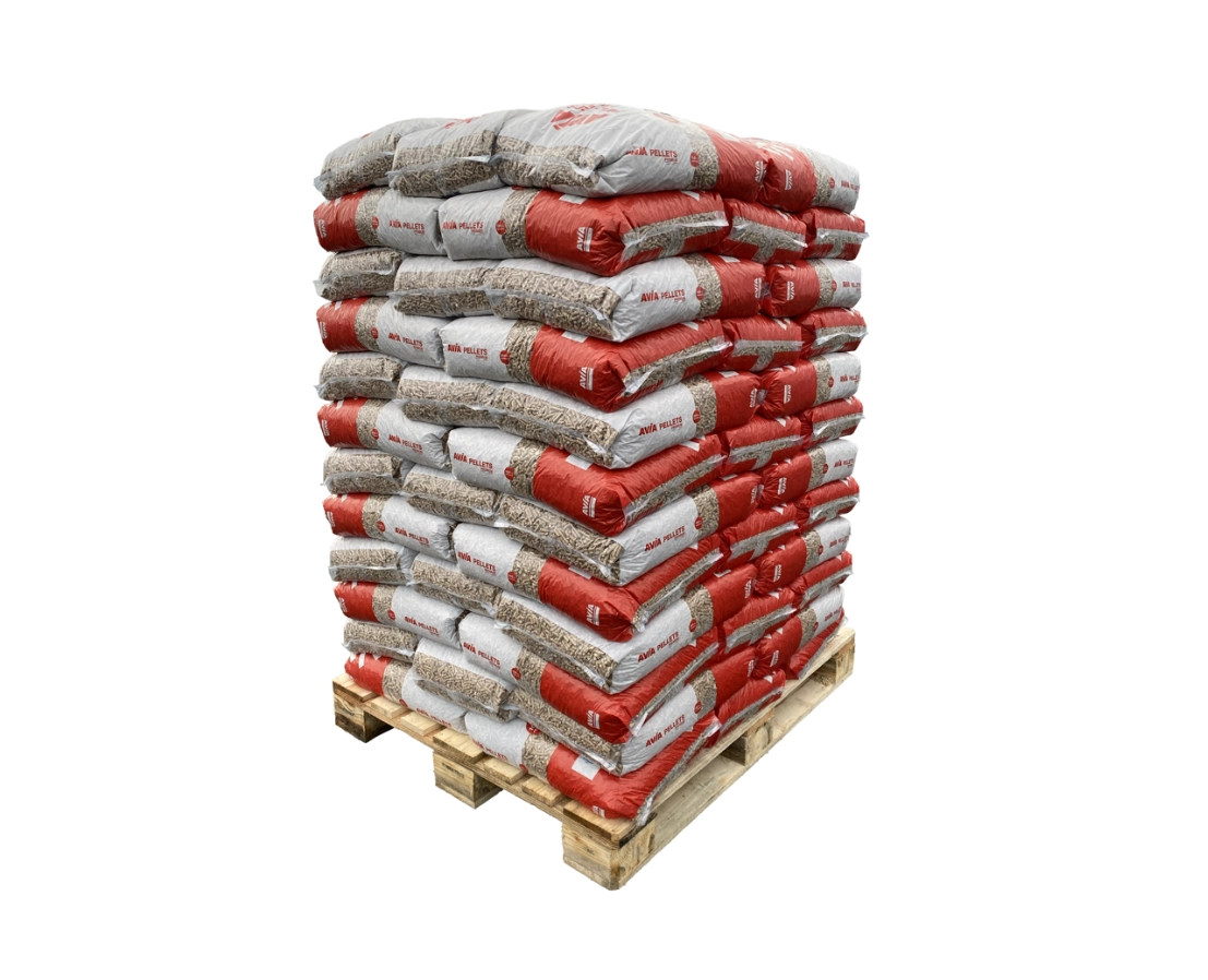 Pellet drzewny AVIA - Paleta 65 worków po 15 kg