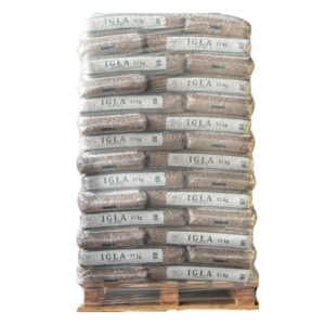 Pellet IGŁA - Paleta 65 worków po 15 kg