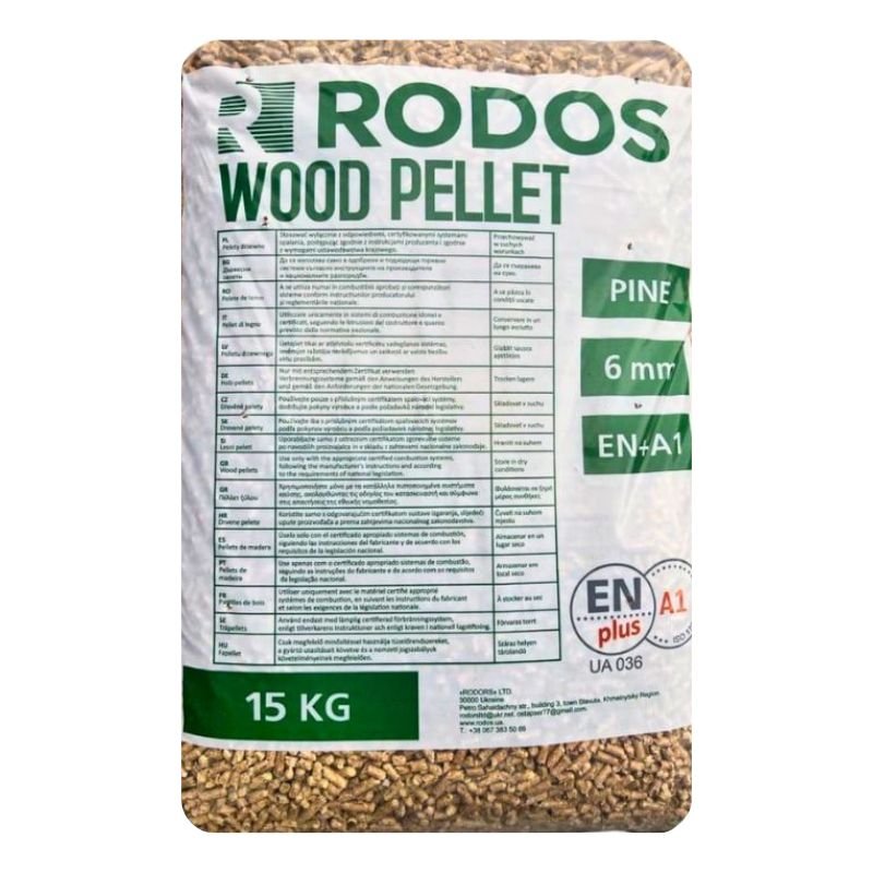 Pellet drzewny Rodos - Paleta 65 worków po 15 kg - obrazek 2